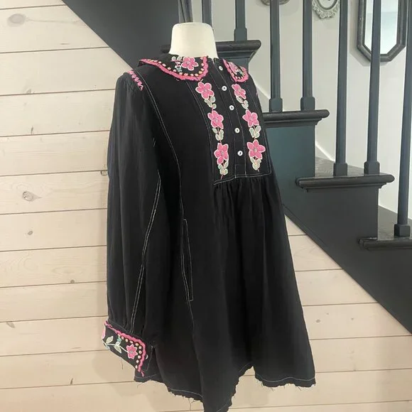 050 Free People More to Come Mini Dress NWOT Size XS - Picture 5 of 12